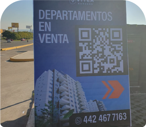 Estructura publicitaria instalada en Querétaro - proyecto 11