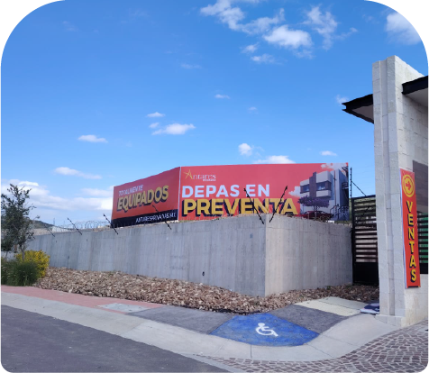 Estructura publicitaria instalada en Querétaro - proyecto 13