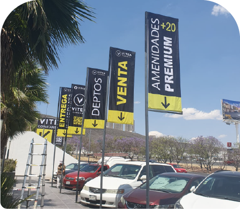 Estructura publicitaria instalada en Querétaro - proyecto 15