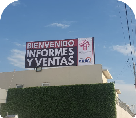 Estructura publicitaria instalada en Querétaro - proyecto 17