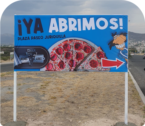 Estructura publicitaria instalada en Querétaro - proyecto 7